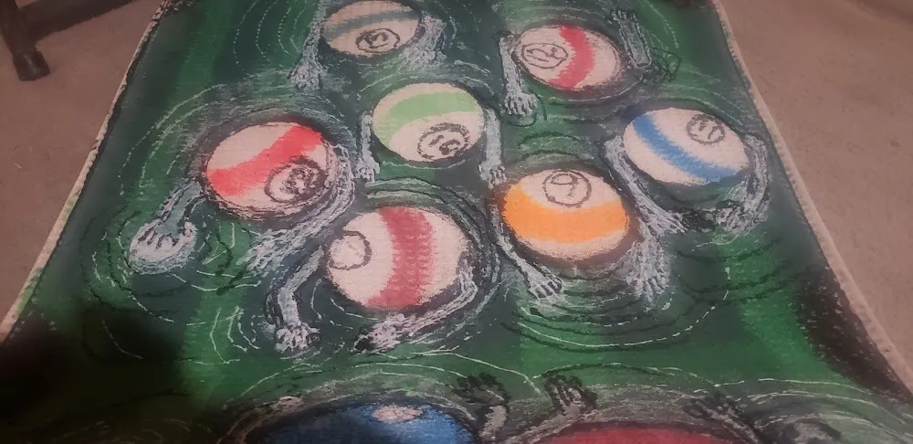 Pool Balls Playing Water Polo